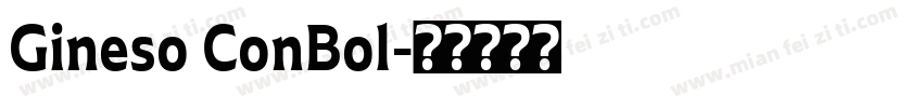 Gineso ConBol字体转换